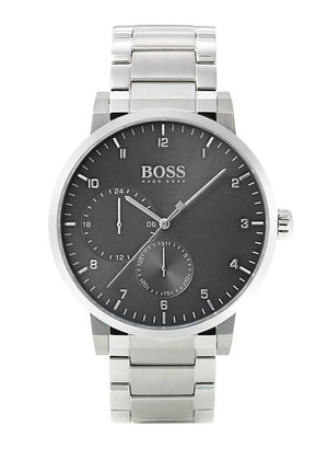 Hugo Boss Oxygen Grey Dial Silver Steel Strap Watch for Men - 1513596 Authentic Buy Shop Now