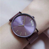 Coach Perry Purple Dial Purple Mesh Bracelet Watch for Women - 14503484 Authentic Buy Shop Now