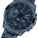 Tommy Hilfiger Decker Chronograph Blue Dial Blue Steel Strap Watch for Men - 1791560 Authentic Buy Shop Now
