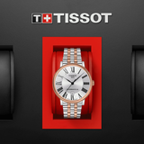 Tissot Carson Premium Powermatic 80 Silver Dial Two Tone Steel Strap Watch For Men - T122.407.22.033.00 Authentic Buy Shop Now