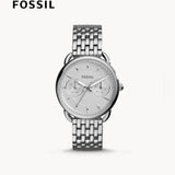 Fossil Tailor Silver Dial Silver Steel Strap Watch for Women - ES3712 Authentic Buy Shop Now