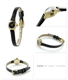 Marc Jacobs Blade Black Dial Black Leather Strap Watch for Women - MBM1345 Authentic Buy Shop Now