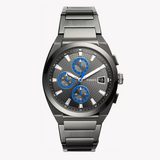 Fossil Everett Chronograph Grey Dial Grey Steel Strap Watch for Men - FS5830 Authentic Buy Shop Now