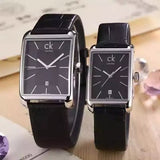 Calvin Klein Window Black Dial Black Leather Strap Watch for Men - K2M23107 Authentic Buy Shop Now