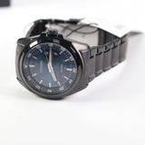 Citizen Eco Drive Blue Dial Black Steel Strap Watch For Men - AW0024-58LB Authentic Buy Shop Now