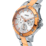 Guess Mist Quartz Silver Dial Two Tone Steel Strap Watch For Women - W0443L4 Authentic Buy Shop Now