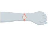 Marc Jacobs Sally White Dial Orange Leather Strap Watch for Women - MBM1355 Authentic Buy Shop Now