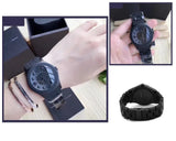 Marc Jacobs Pelly Black Dial Black Silicon Strap Watch for Women - MBM2511 Authentic Buy Shop Now