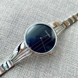 Calvin Klein Drift Black Dial Silver Steel Strap Watch for Women - K6S2N111 Authentic Buy Shop Now
