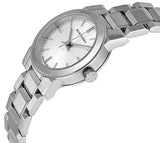 Burberry The City Silver Dial Silver Steel Strap Watch for Women - BU9200 Authentic Buy Shop Now