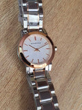 Burberry The City Silver Dial Two Tone Steel Strap Watch for Women - BU9205 Authentic Buy Shop Now