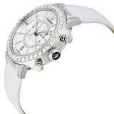 Swarovski Citra Sphere Chronograph White Dial White Leather Strap Watch for Women - 5027127 Authentic Buy Shop Now