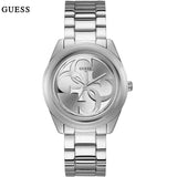 Guess G-Twist Silver Dial Silver Steel Strap Watch for Women - W1082L1 Authentic Buy Shop Now