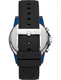 Armani Exchange Outerbanks Chronograph Black Dial Black Silicone Strap Watch For Men - AX1339 Authentic Buy Shop Now