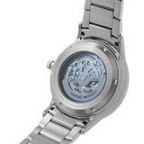 Emporio Armani Renato Automatic Blue Dial Silver Steel Strap Watch For Men - AR60037 Authentic Buy Shop Now