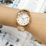 Marc Jacobs Mandy White Dial Rose Gold Steel Strap Watch for Women - MJ3574 Authentic Buy Shop Now