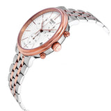 Tissot Carson Premium Chronograph White Dial Two Tone Steel Strap Watch For Men - T122.417.22.011.00 Authentic Buy Shop Now