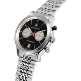 Maserati Legend Chronograph Black Dial Stainless Steel Watch For Men - R8873638001 Authentic Buy Shop Now
