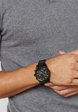 Michael Kors Lexington Chronograph Black Dial Black Steel Strap Watch for Men - MK8603 Authentic Buy Shop Now