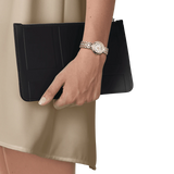 Tissot Bellissima Lady Small Mother of Pearl Dial Two Tone Steel Strap Watch For Women - T126.010.22.013.01 Authentic Buy Shop Now