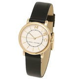 Marc Jacobs Roxy White Dial Black Leather Strap Watch for Women - MJ1537 Authentic Buy Shop Now