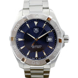 Tag Heuer Aquaracer Quartz Blue Dial Silver Steel Strap Watch for Men - WAY1112.BA0928 Authentic Buy Shop Now