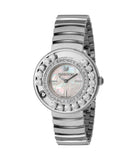 Swarovski Lovely Crystal Mother of Pearl Dial Silver Steel Strap Watch for Women - 1160307 Authentic Buy Shop Now