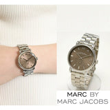 Marc Jacobs Baker Brown Dial Silver Steel Strap Watch For Women - MBM3329 Authentic Buy Shop Now