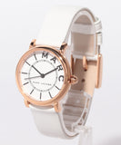 Marc Jacobs Roxy White Dial White Leather Strap Watch for Women - MJ1562 Authentic Buy Shop Now