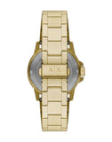 Armani Exchange Cayde Analog Gold Dial Gold Steel Strap Watch For Men - AX2707 Authentic Buy Shop Now