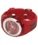 Gucci Sync XXL Quartz Red Dial Red Rubber Strap Unisex Watch - YA137103 Authentic Buy Shop Now