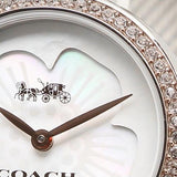 Coach Park Mother of Pearl Dial Silver Mesh Bracelet Watch for Women - 14503510 Authentic Buy Shop Now