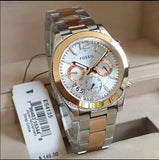 Fossil Perfect Boyfriend Mother of Pearl Dial Two Tone Steel Strap Watch for Women - ES4135 Authentic Buy Shop Now