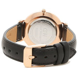 Daniel Wellington Classic Reading White Dial Black Leather Strap Watch For Men - DW00100014 Authentic Buy Shop Now