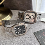 Fossil Inscription Multifunction Black Dial Silver Steel Strap Watch for Men - BQ2655 Authentic Buy Shop Now