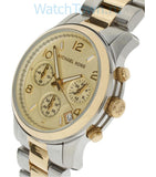 Michael Kors Runway Gold Dial Two Tone Steel Strap Watch for Women - MK5137 Authentic Buy Shop Now