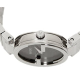 Gucci Interlocking G Quartz Black Dial Black Steel Strap Watch For Women - YA133502 Authentic Buy Shop Now
