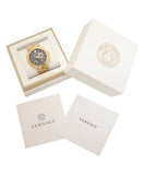 Versace V-Race Quartz Black Dial Gold Steel Strap Watch For Men - VEBV00519 Authentic Buy Shop Now