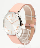 Coach Perry White Dial Pink Leather Strap Watch for Women - 14503118 Authentic Buy Shop Now