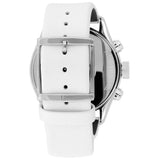 Calvin Klein Masculine Chronograph White Dial White Leather Strap Watch for Men - K2H27101 Authentic Buy Shop Now