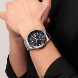 Maserati SFIDA Quartz Black Dial Stainless Steel Watch For Men - R8853140002 Authentic Buy Shop Now