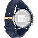 Lacoste 12.12 Blue Dial Blue Silicon Strap Watch for Men - 2011013 Authentic Buy Shop Now