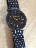 Michael Kors Darci Black Dial Black Steel Strap Watch for Women - MK3337 Authentic Buy Shop Now
