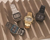 Fossil Retro Digital Black Dial Black Steel Strap Watch for Men - FS5846 Authentic Buy Shop Now