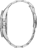 Guess Atlas Chronograph Silver Dial Silver Steel Strap Watch For Men - W0668G7 Authentic Buy Shop Now