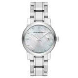 Burberry The City Diamonds Silver Dial Silver Steel Strap Watch for Women - BU9125 Authentic Buy Shop Now
