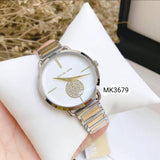 Michael Kors Silver Dial Two Tone Steel Strap Watch for Women - MK3679 Authentic Buy Shop Now
