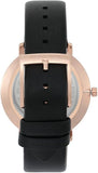 Michael Kors Pyper Quartz White Dial Black Leather Strap Watch For Women - MK2834 Authentic Buy Shop Now