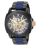 Fossil Modern Machine Automatic Skeleton Blue Dial Two Tone Steel Strap Watch for Men - ME3133 Authentic Buy Shop Now