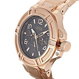 Guess Rigor Multi Function Black Dial Rose Gold Steel Strap Watch For Men - W0218G3 Authentic Buy Shop Now